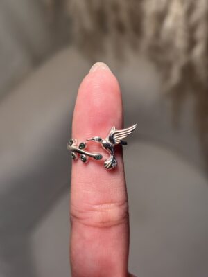 Anillo Colibrí en Flor