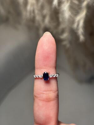 Anillo Óvalo Nocturno