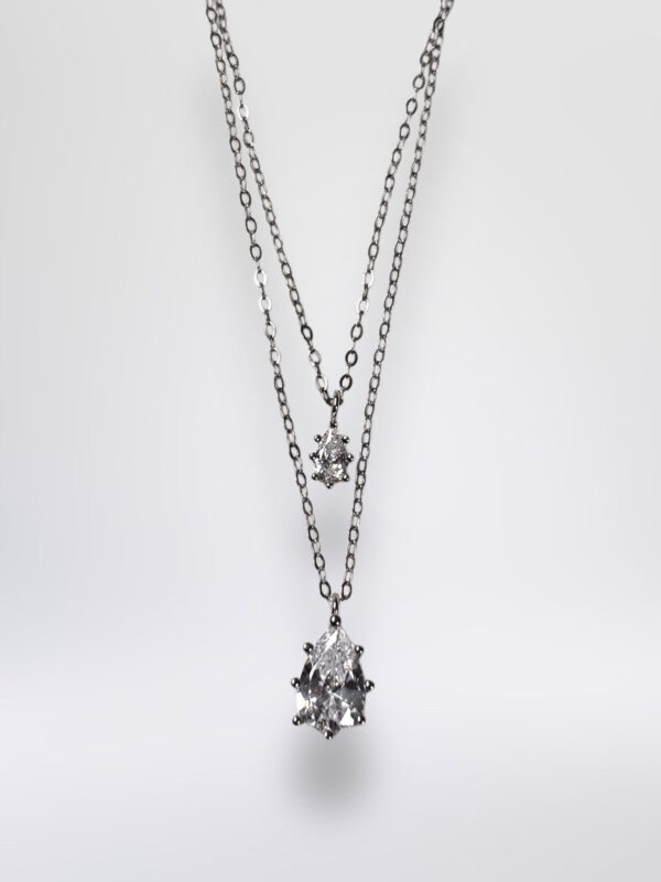 Collar Doble Gota Crysolite