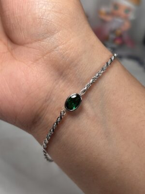 img_0830 Pulsera Lazo Verde oval