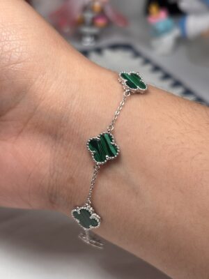 img_0866 Pulsera Tréboles verde