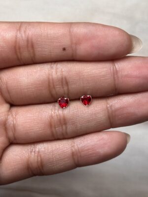 Topos corazon rojo rosca de seguridad