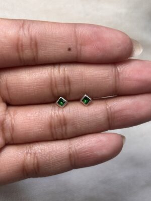 Topos rombo verde con rosca de seguridad