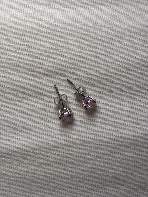 Topos redondos circon rosado