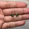 Topos redondos verde olivo