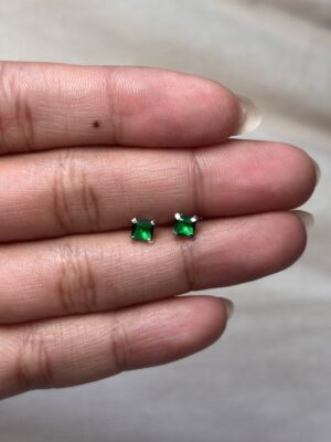 Topos circon cuadrado verde